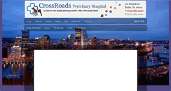 Desktop Screenshot of crossroadsvethosp.com